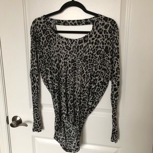 Express Backless Leopard Top